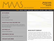 Tablet Screenshot of maasboats.com